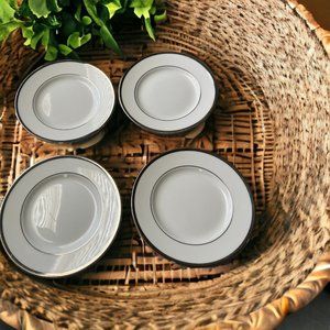 Wedgwood Sterling Bread Plates 6” Bone China Made in England Set Of 4 Pre-owned